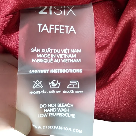 21SIX NWT Red Rosa Taffeta Feather Blazer Dress - Picture 10 of 10